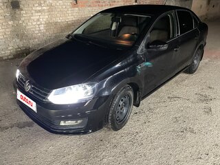 2016 Volkswagen Polo V Рестайлинг, чёрный, 999000 рублей, вид 5