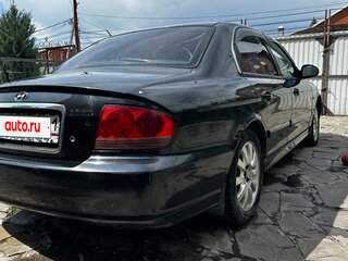 2006 Hyundai Sonata ТагАЗ IV (EF) Рестайлинг, чёрный, 390000 рублей, вид 4