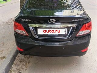 2011 Hyundai Solaris I, чёрный, 599000 рублей, вид 3
