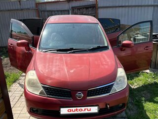 2004 Nissan Tiida I, красный, 300000 рублей, вид 1