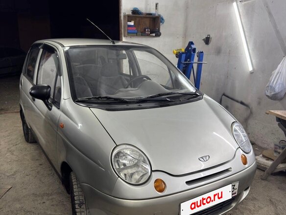 2009 Daewoo Matiz I Рестайлинг, серебристый - вид 1