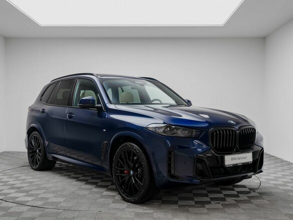 2025 BMW X5 30d IV (G05/G18) Рестайлинг, синий - вид 2