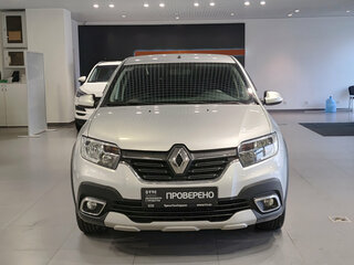 2019 Renault Logan Stepway II Рестайлинг, серебристый, 877000 рублей, вид 2