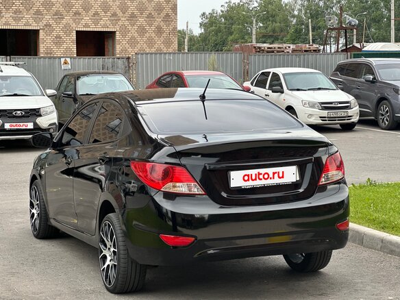 2011 Hyundai Solaris I, чёрный - вид 3