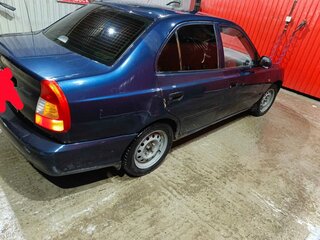 2008 Hyundai Accent ТагАЗ II, синий, 250000 рублей, вид 1