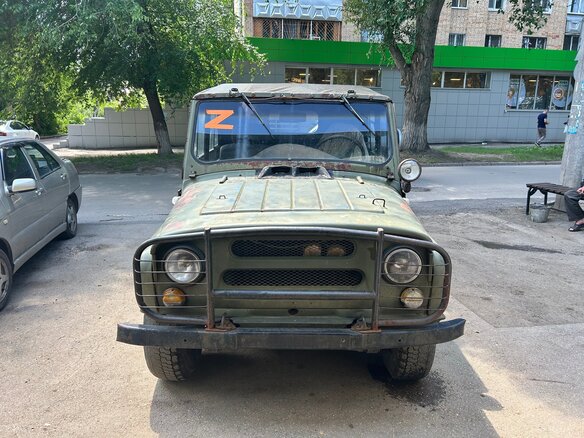 1982 УАЗ 469Б, зелёный, 75000 рублей