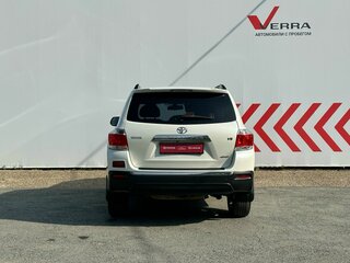 2012 Toyota Highlander II (XU40) Рестайлинг, белый, 1770000 рублей, вид 5