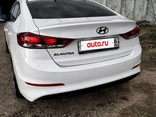 2016 Hyundai Elantra VI (AD), белый, 1350000 рублей, вид 4