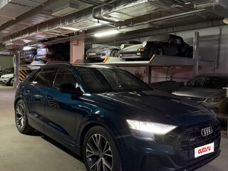 2019 Audi Q8 45 TDI I (4M), синий, 6300000 рублей, вид 5