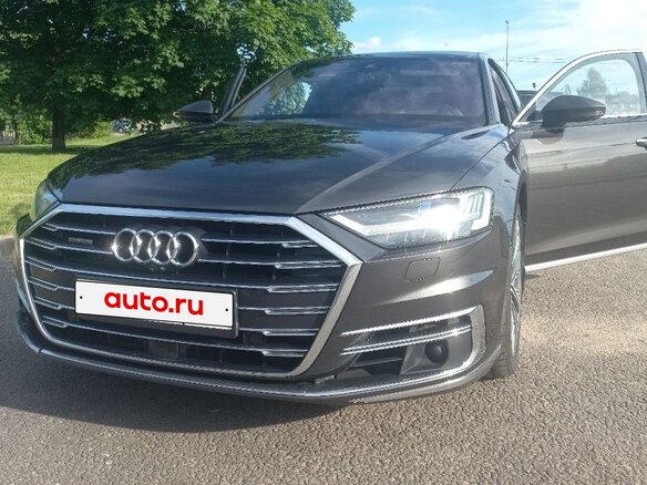 2019 Audi A8 Long 45 TDI IV (D5), чёрный, 5050000 рублей