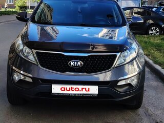 2015 Kia Sportage III Рестайлинг, синий, 1380000 рублей, вид 4