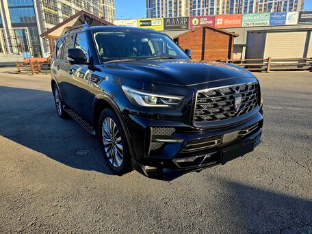 2020 Infiniti QX80 I Рестайлинг 3, чёрный, 6100000 рублей, вид 1