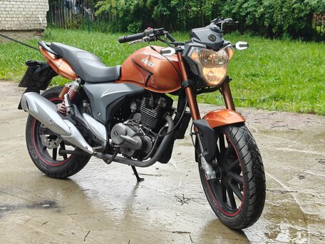 2014 Stels Flame 200, оранжевый, 80000 рублей, вид 1