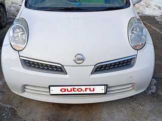 2009 Nissan March III (K12), белый, 470000 рублей, вид 2