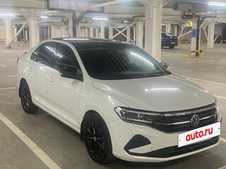 2021 Volkswagen Polo VI, белый, 1850000 рублей, вид 4