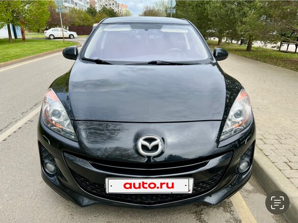 2012 Mazda 3 II (BL) Рестайлинг, чёрный - вид 5