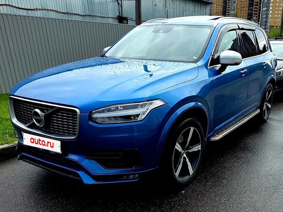 2018 Volvo XC90 II, синий, 2900000 рублей - вид 4