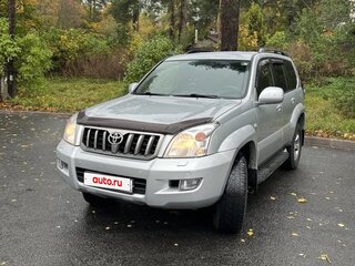 2008 Toyota Land Cruiser Prado 4-speed 120 Series Рестайлинг, серебристый, 1900000 рублей, вид 1