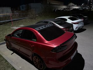 2008 Mitsubishi Lancer X, красный, 680000 рублей, вид 3