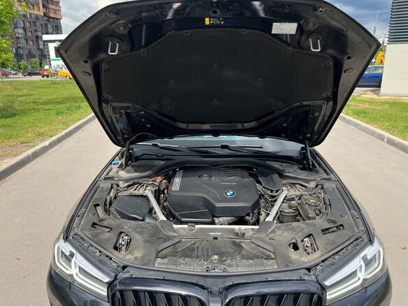 2022 BMW 5 серии 520i VII (G30/G31/G38) Рестайлинг, чёрный - вид 14