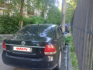 2013 Volkswagen Polo V, чёрный, 450000 рублей, вид 3