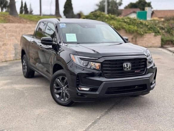 2023 Honda Ridgeline II Рестайлинг, чёрный - вид 2