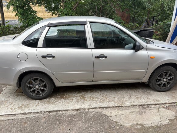 2014 Lada (ВАЗ) Granta I, серебристый, 250000 рублей - вид 7