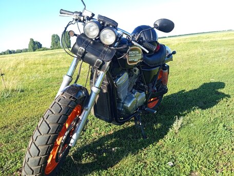 1995 Honda VRX 400, чёрный, 410000 рублей, вид 4