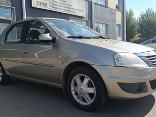 2011 Renault Logan I Рестайлинг, бежевый, 450000 рублей, вид 3