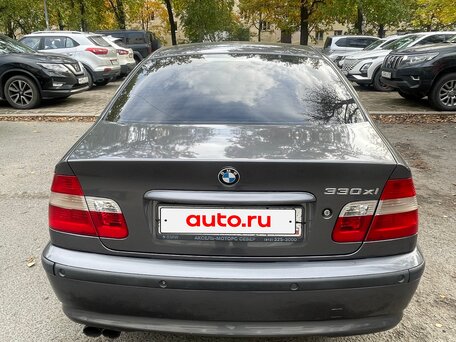 2002 BMW 3 серии 330xi IV (E46) Рестайлинг, серый, 800000 рублей, вид 4