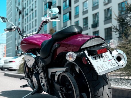 2008 Yamaha XV 1700 Warrior, чёрный, 750000 рублей, вид 2