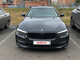 2017 BMW 5 серии 520d VII (G30/G31/G38), чёрный, 2330000 рублей, вид 2