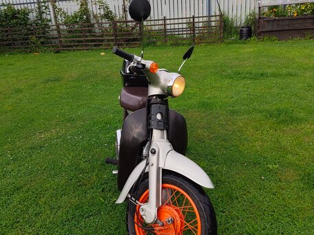 1998 Honda Little Cub, серебристый, 70000 рублей, вид 2