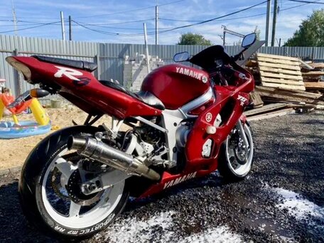 2001 Yamaha FZR600, красный, 430000 рублей, вид 4