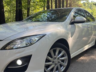 2011 Mazda 6 II (GH) Рестайлинг, белый, 1180000 рублей, вид 1