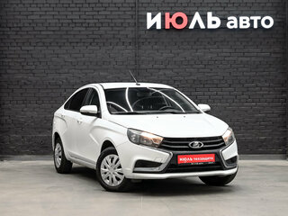 2016 Lada (ВАЗ) Vesta I, белый, 680000 рублей, вид 3