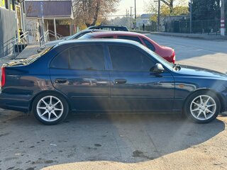 2008 Hyundai Accent ТагАЗ II, синий, 560000 рублей, вид 2