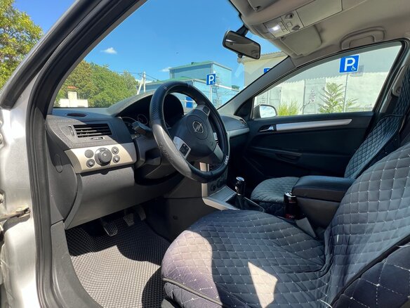 2008 Opel Astra H Рестайлинг, серебристый, 620000 рублей - вид 14
