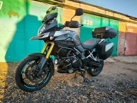 2014 Suzuki V-Strom 1000, серый, 690000 рублей, вид 2