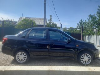 2014 Lada (ВАЗ) Granta I, чёрный, 630000 рублей, вид 2