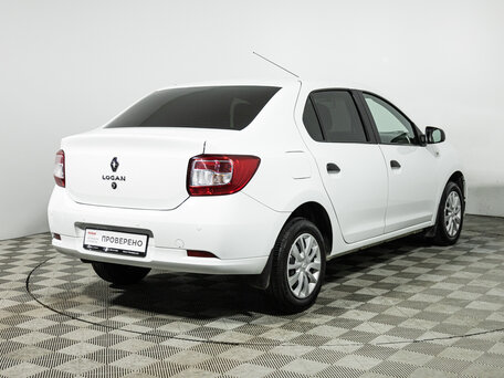 2020 Renault Logan II Рестайлинг, белый, 1169700 рублей, вид 5