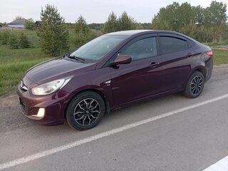 2011 Hyundai Solaris I, фиолетовый, 720000 рублей, вид 5