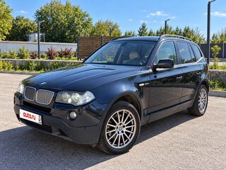 2007 BMW X3 25i I (E83) Рестайлинг, синий, 720000 рублей, вид 2