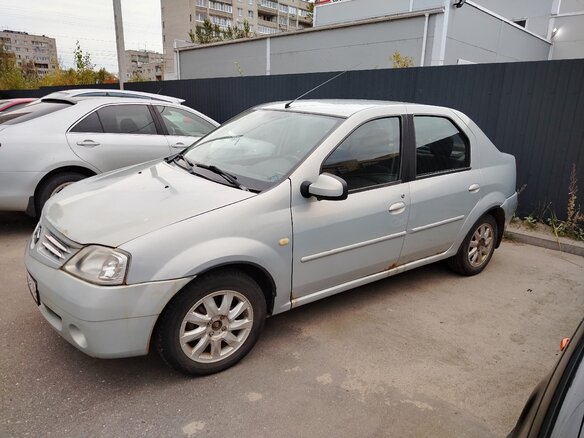 2009 Renault Logan I, серый, 265000 рублей