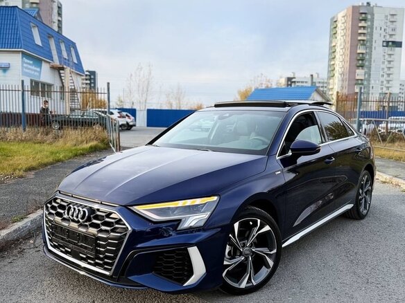 2022 Audi A3 35 TFSI Long IV (8Y), синий, 2260000 рублей - вид 1