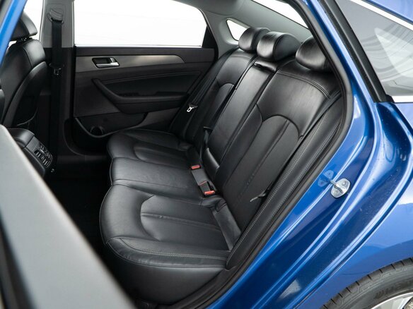 2017 Hyundai Sonata VII (LF) Рестайлинг, голубой - вид 9