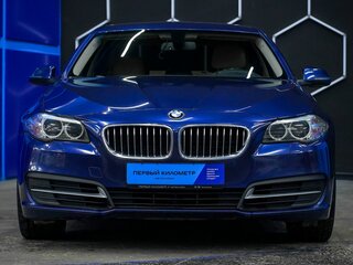 2015 BMW 5 серии 520d VI (F10/F11/F07) Рестайлинг, синий, 2200000 рублей, вид 4