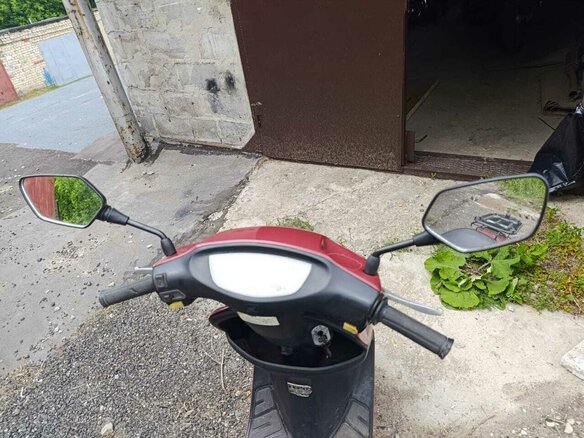 2002 Honda Dio, красный, 63000 рублей - вид 4