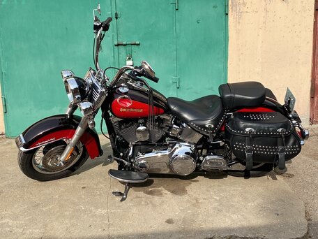 2010 Harley-Davidson Heritage Classic, красный, 650000 рублей, вид 2