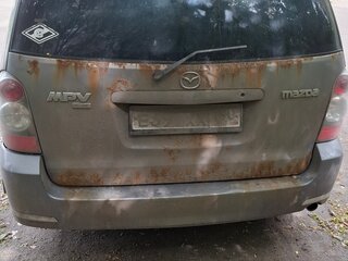 2004 Mazda MPV II (LW) Рестайлинг, серый, 230000 рублей, вид 3